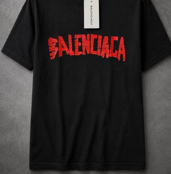 Balenciaga тениска черна - 122