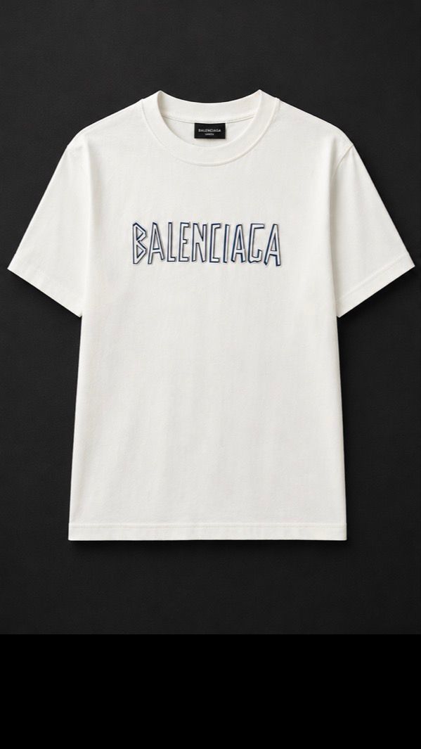 Balenciaga тениска бяла - 111