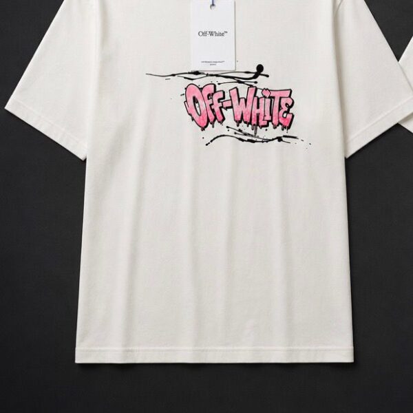 Off-White тениска бяла - 109