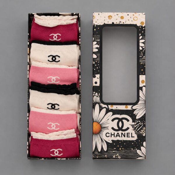 Chanel дамски чорапи 6бр - 5 серии