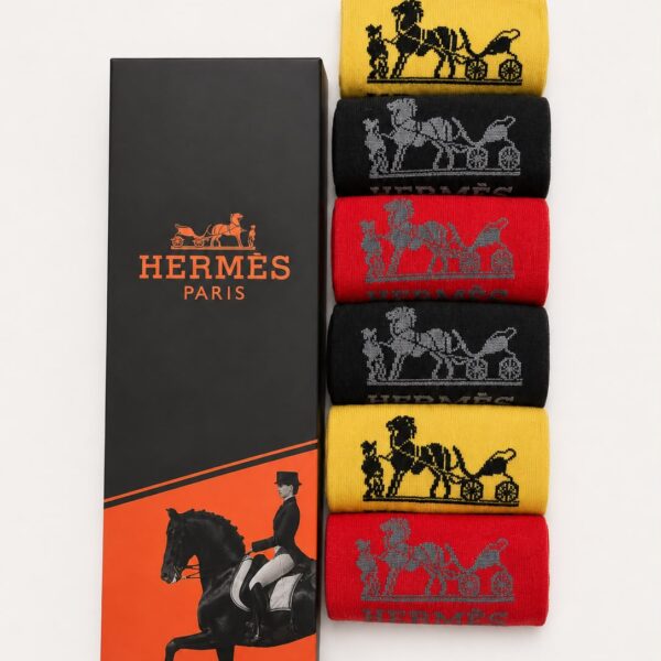 Hermès чорапи 6 бр - 503